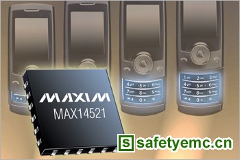 美信推出具有±15kV ESD保护的4通道输出驱动器MAX14521E