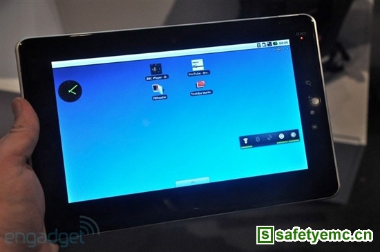东芝发布Tegra 2平台Android平板电脑Folio 100