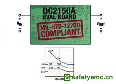 凌力尔特推出符合MIL-STD-1275D要求的浪涌抑制器
