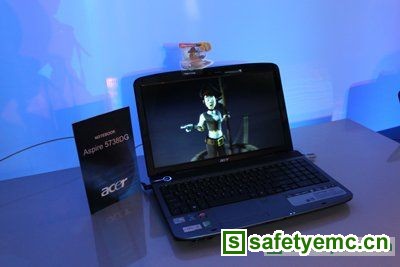 宏碁发布全球首款3D笔记本及奥运笔记本