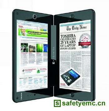 东芝推出双屏迷你笔记本 挑战苹果iPad(图)