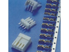 长期大量供应2.54mm间距小四P端子  弯针 连接器图1