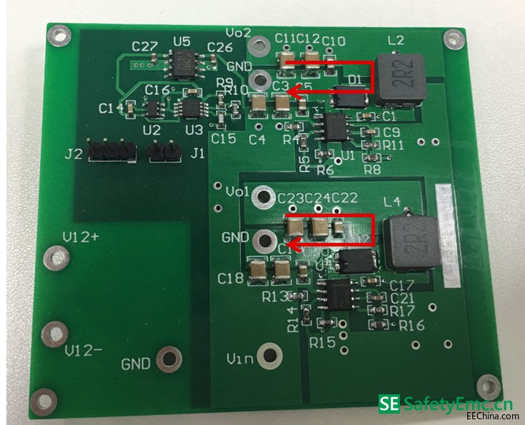 基于移相控制的多路输出降压变换器提升EMI性能的PCB布局优化