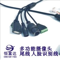 人脸识别门禁智能通道闸机车牌识别防水网络线