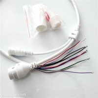 11芯网络线  防水RJ45带灯+电源高清摄像头尾线